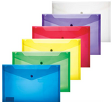 Treeline A4 PVC Carry Folder with Stud 180 micron