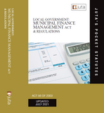 Local Government: Municipal Finance Management Act 56 of 2003 and Regulations