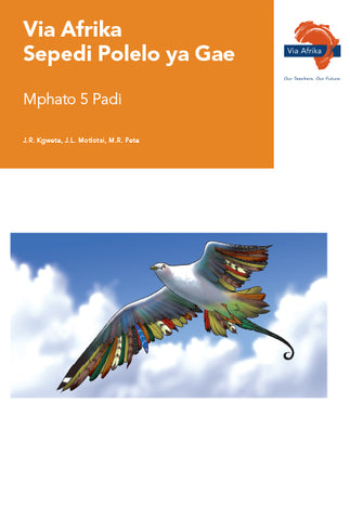 "Via Afrika Sepedi Home Language Grade 5 Reader  Contents: Dinonwane; Kanegelokopana; Papadi/tiragatšo; Theto; Padi;  Ditšweletšwa tša tshedimošo; Ditšweletšwa tša mediya  (Printed book.)"