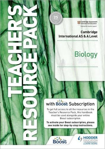 AS AND A LEVEL BIOLOGY TEACHER'S RESOURCE PACK