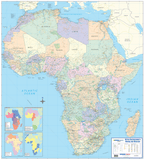 Africa Businessman’s Mining & Minerals Wall Map