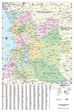 Angola Wall Map