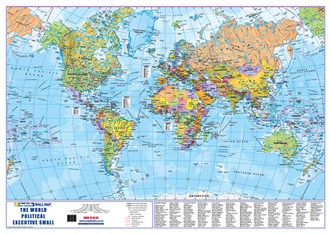 World Political Wall Map
