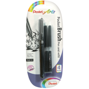 PENTEL XGFKP Pocket Brush Pen and Refill