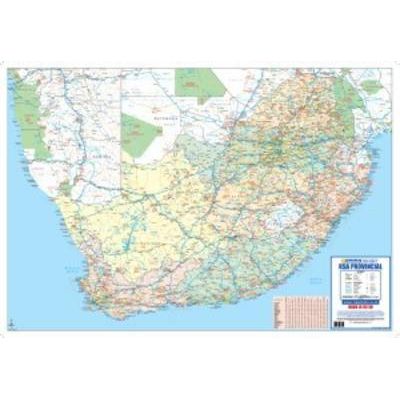 South Africa poster in tube (Sheet map, rolled, 18th edition)
