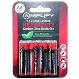 Amplify Heavy Duty AA Carbon Zinc 4 pack Batteries