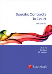 Specific Contracts in Court 4th Edition (e-book)