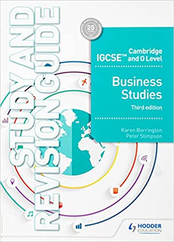 Cambridge IGCSE and O Level Business Studies Study and Revision G