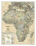 Africa Executive Flat - Wall Maps Continents (Sheet map)