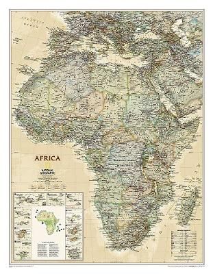 Africa Executive Flat - Wall Maps Continents (Sheet map)