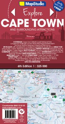 Road Map Cape Town & Surrounding Attractions - 1 : 325 000 (Sheet map, folded, 6th ed)