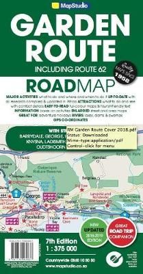 Road map Garden Route and Route 62 (Sheet map, folded, 7th ed)