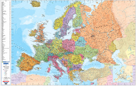 Europe Wall Map