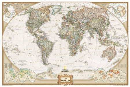 World Executive Wall Map (National Geographic – Small)