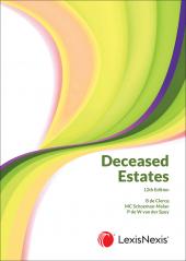 Deceased Estates 12th edition