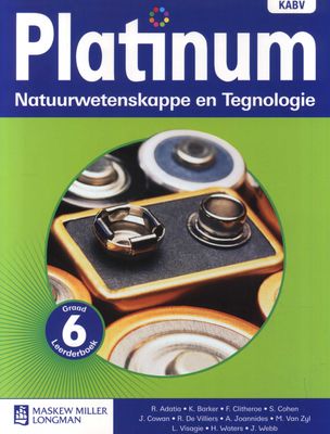 Platinum Natuurwetenskappe en Tegnologie Graad 6 Leerderboek: Graad 6: Leerderboek (Afrikaans, Paperback)