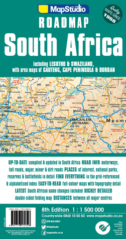 South Africa including Lesotho and Swaziland Road Map