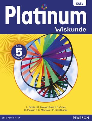Platinum Wiskunde KABV - Graad 5 Leerderboek (Afrikaans, Paperback)(Learners Guide)