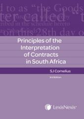 EB Principles of the Interpretation of Contracts in South Africa