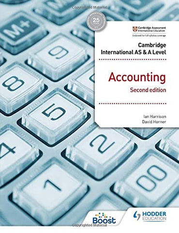AS AND A LEVEL ACCOUNTING 2ND EDITION