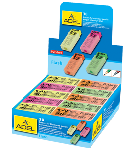 ADEL 784 FLASH ERASER 30'S