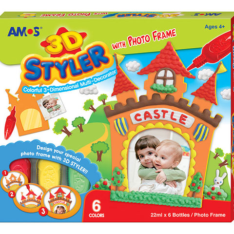 AMOS 3D STYLER 22ml/ 6pcs PHOTO FRAME  - ST22P6-PF