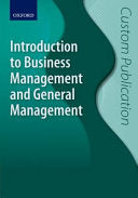 Introduction to Business Management and General Management