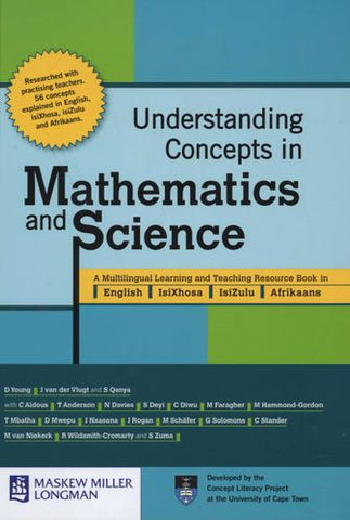 Understanding concepts in Maths and Science:  A Learner's and Teacher's Resource Book Volume 1 (NCS)