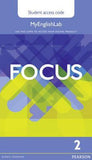 Focus BrE MyEnglishLab Student's Access Card Level 2
