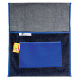 4KIDS SCHOOL CHAIRBAG DENIM 440mm WITH POCKET BLUE