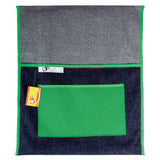 4KIDS SCHOOL CHAIRBAG DENIM 440mm WITH POCKET BLUE