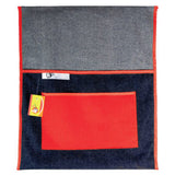 4KIDS SCHOOL CHAIRBAG DENIM 440mm WITH POCKET BLUE