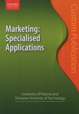 Marketing: Specialised Applications - Elex Academic Bookstore