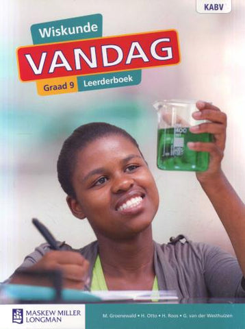 Wiskunde Vandag Graad 9 Leerderboek (Learner's Book)