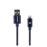 Volkano Strike series 2.5 meter MFI Lightning charge/ data cable - black