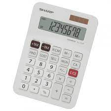 Sharp EL330AB Mini-Desk Calculator (8 digit) - Cost, Sell, Margin