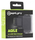 Amplify Agile Series single USB 1A wall charger                 