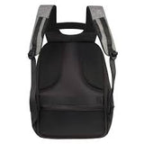 Volkano Smart Deux Laptop Backpack Black/Lt Grey.