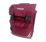 7 Division Senior Briefcase Backpack - 600D, Backstraps and Reflective Strips, Wide Centre Compartments for Files Polyester