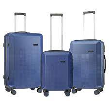Travelwize Cyclone 3-Pc ABS Luggage Set. Navy