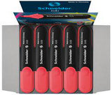 JOB 150 HIGHLIGHTER FOR PAPER COPY AND FAX 1 + 5MM RED 10'S