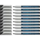 MAXX 224 M - 1.0MM MEDIUM OHP MARKER - PERMANENT Black 10's