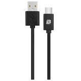 Bounce Cord series USB Type C cable 1 meter - black