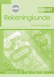 Geniet Rekeningkunde Graad 10 Onderwysersgids (NKABV) (Teacher's Guide)