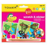 TOWER KIDS SCRATCH & STICKER 157 X 180MM