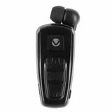 Volkano Stretch series retractable mono earpiece - Bluetooth Black