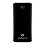 VolkanoX Sleek Series 20000 mAh Li-Ion Powerbank with LCD Display Black
