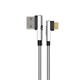 Volkano Micro USB Cable 90 Degree - Iron Series - 1.2m