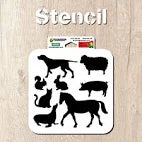 STENCILS: FARM ANIMALS