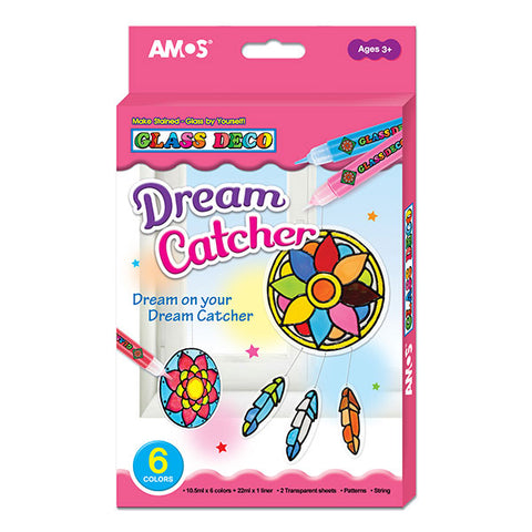 AMOS GLASS DECO DREAM CATCHER  - GD10P6DC